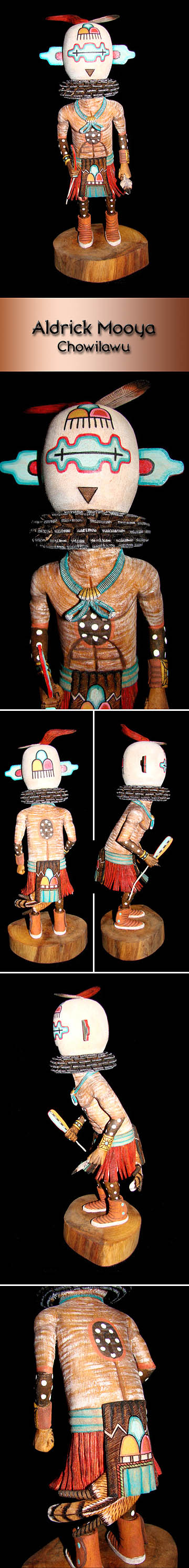 Hopi Kachina by Aldrick Mooya - Chowilawu